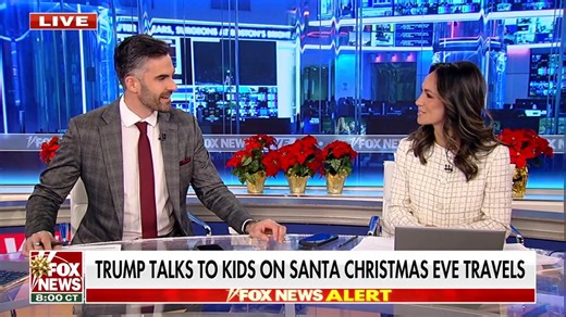 FOX News correspondent Nate Foy and FOX Business correspondent Lydia Hu share a special Christmas message on 'Fox News Live.' | Fox News
