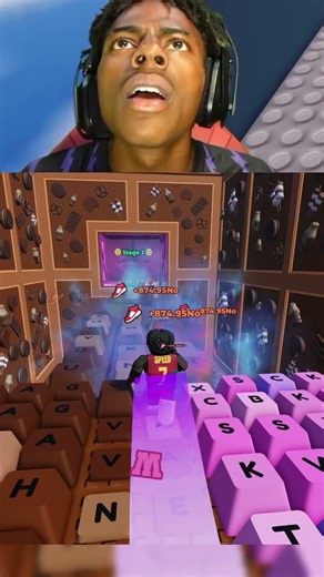 Beating the chocolate stage in Roblox!