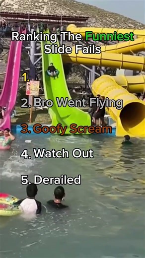 Ranking the Funniest Slide Fails 😂 | Top 5 Epic Slide Wipeouts #funny #hilariousfails #memes #failga