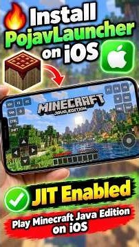 How to Install PojavLauncher on iOS ✅ Minecraft Java Edition on iOS + Enable JIT (iPhone & iPad)