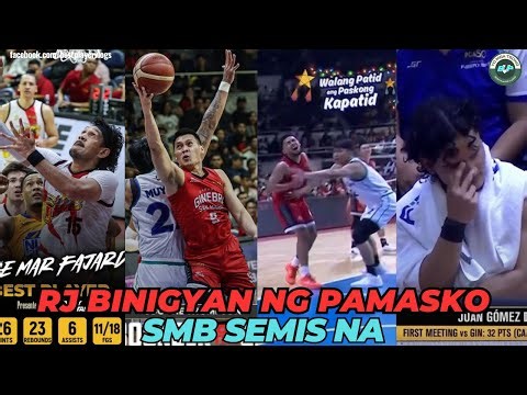 SMB SEMIS NA | GINEBRA ISANG GAME PA | RJ BINIGYAN NG PAMASKO
