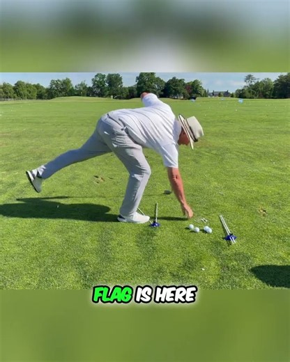 Golf Aiming Trick Hit More Greens With This! #golf #golfswing #golfgear
