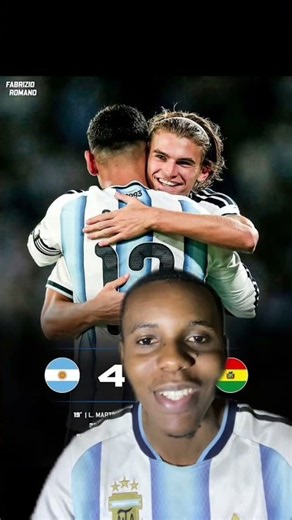 Victoire de l’argentine 4-0 contre la Bolivie #lautaro_martinez #messi #argentina #nicopaz #football