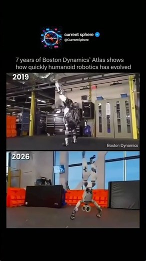 🤖 7 Years of Boston Dynamics’ Atlas — From Backflips to the Factory Floor.🤯