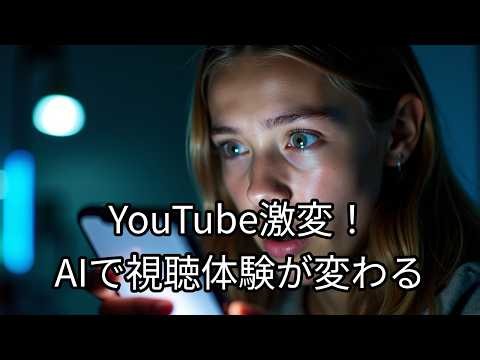2026年10月3日 YouTubeが激変！AIによるホーム画面カスタムやショート動画のシリーズ化など新機能を一挙解説