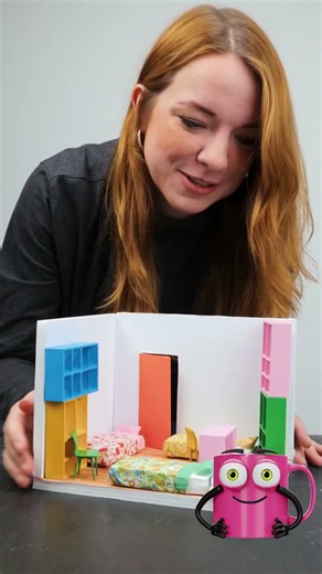 Tiny house decor challenge! 🏡✨ #miniature #diy #creative