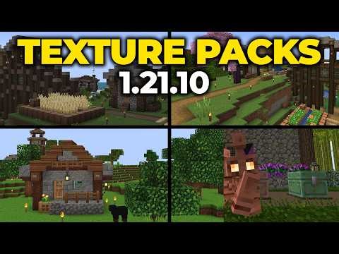 Best Texture Packs for Minecraft 1.21.10