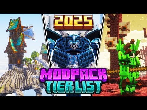 The BEST Minecraft Modpacks of 2025 TIER LIST (my honest takes)