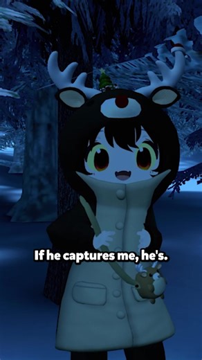 Just a harmless reindeer in the forest… and someone’s hunting him 🦌🌲😳 #vrchat #vtuber #anime #vr #vrgaming #christmasspecial #holidayspecial #holidaytiktok #christmastiktok #viralvideos #funnymemes #cutevideo #adorable #cutie #cursed
