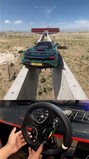 McLaren 720s Crazy Stunt Parking!🤯 Forza Horizon 5 #Shorts #Mclaren