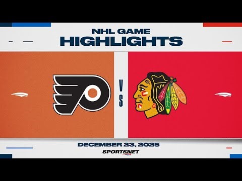 NHL Highlights | Flyers vs. Blackhawks - December 23, 2025