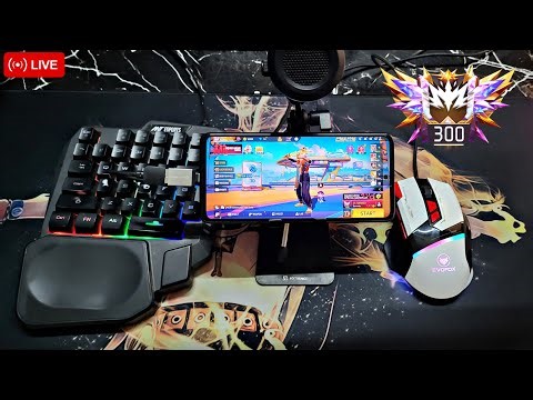 HARAMI IS LIVE with gaming keyboard and mouse ⌨📱🖱