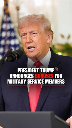 PRESIDENT TRUMP announces $1,776 bonuses for military service members: "Nobody deserves it more than our military." | Fox News