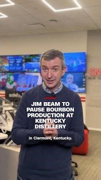 Jim Beam pauses bourbon production at Kentucky distillery