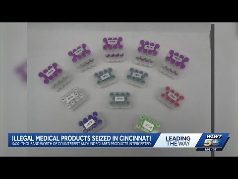 Cincinnati CBP officers seize hundreds of shipments with unapproved pharma products