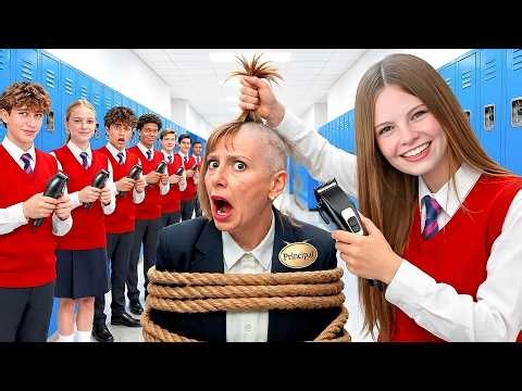 I Became A Principal At The WORST School For 24 Hours! (UNCONTROLLABLE?) | Jordan Matter & Salish