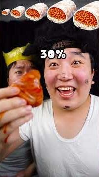 🔥 Fire Noodles 1–100% Challenge 😱 CRAZY Reaction