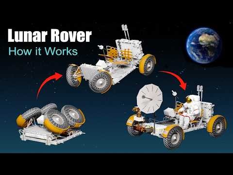 How did the Lunar Roving Vehicle work? (NASA)