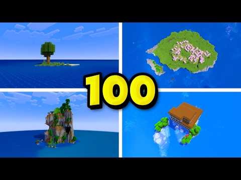 Top 100 Minecraft Island Seeds Of 2025!