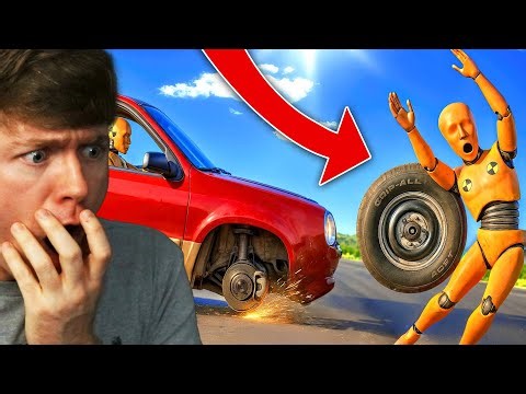 Reacting to CAR CRASHES and MECHANICAL FAILURE! (BeamNG Drive)