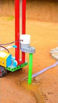 DIY Tractor Mini Borewell Drilling Machine | Hydraulic Powered | Motor Water Pump #ScienceProject