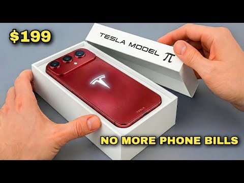 $199 Tesla Pi Phone With Lifetime Starlink vs Apple’s $1,199 iPhone