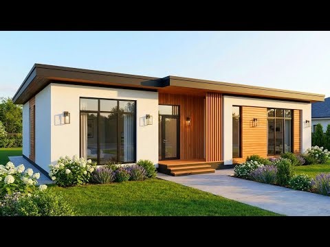Simple Modern house design with a total size of 9m x 12m (108 square meters) | 3 Bedroom