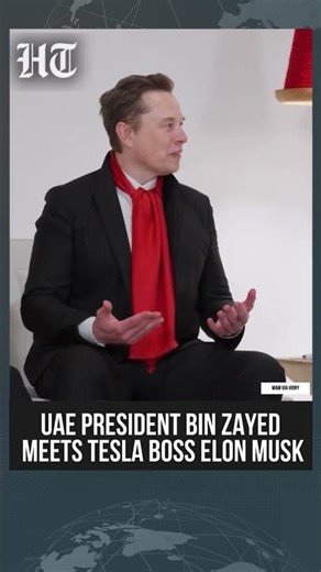 UAE President Holds Talks With Elon Musk on AI and Technology Cooperation