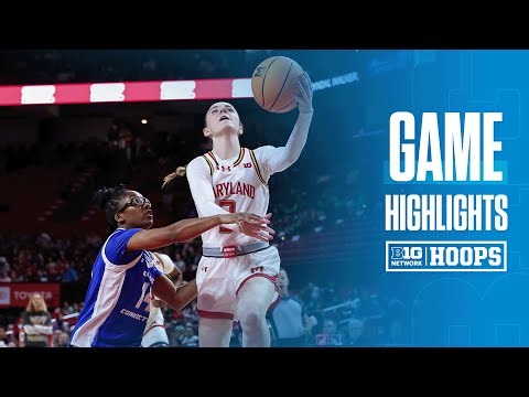 Central Conn. St. at Maryland | HIGHLIGHTS | Big Ten Women's Basketball | 12/19/2025