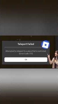 How to Fix error code 773 on Roblox (2026) | Error code 773!#shorts