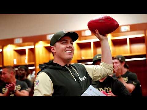 Saints Locker Room After Week 17 Win at Titans