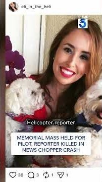 Memorial mass honors KNBC pilot, reporter killed in helicopter crash