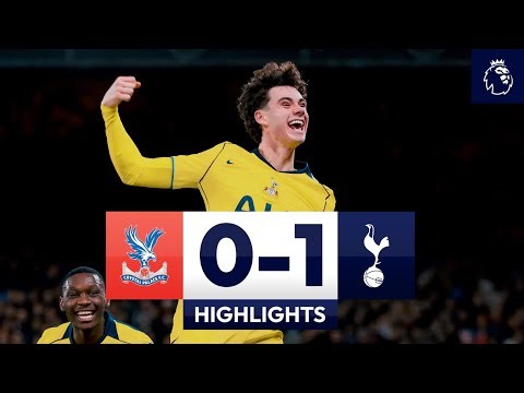 Archie Gray scores FIRST senior goal! l Crystal Palace 0-1 Spurs l Premier League Highlights
