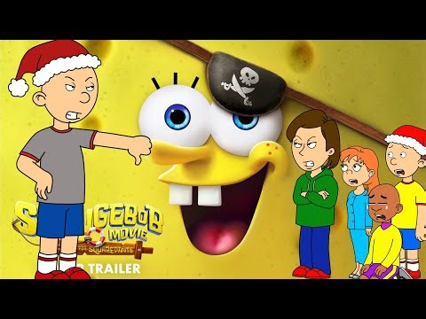 Classic Caillou Misbehaves at The SpongeBob Movie: Search for Squarepants/Grounded