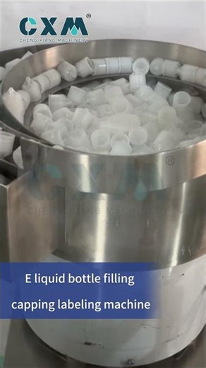 How E Liquid Bottles Are Filled, Capped, and Labeled Automatically？