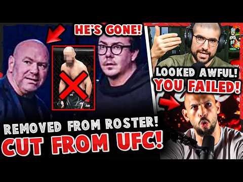 Dana White CUTS FIGHTER who was UNDEFEATED in the UFC! *REACTIONS* Ariel Helwani SLAMS Andrew Tate!