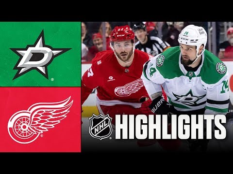 Stars vs. Red Wings | NHL Highlights | December 23, 2025