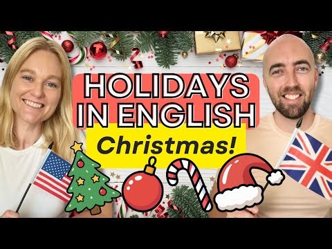 Christmas Vocabulary with Photos & Pictures | Learn English for Christmas (Intermediate ESL)