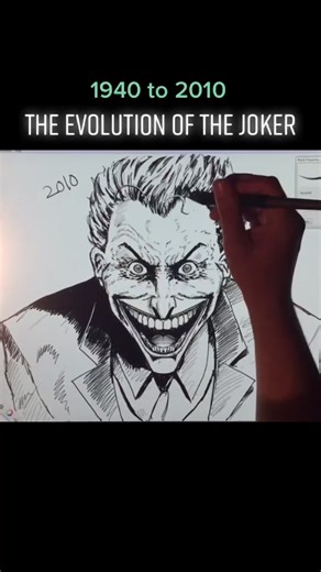 Which look do you prefer? Just scribbling away on my tablet. #joker #batman #digitalart #sketch #wacom
