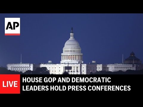 LIVE: House Republicans and Democrats hold press conferences