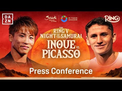RING V: NIGHT OF THE SAMURAI | NAOYA INOUE VS. ALAN PICASSO PRESS CONFERENCE LIVESTREAM