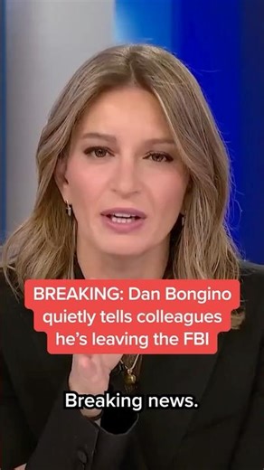 BREAKING: Dan Bongino quietly tells colleagues he's leaving the FBI