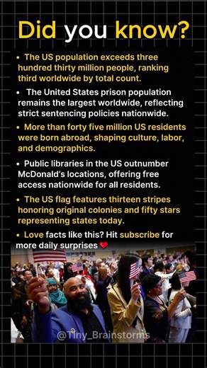 US Facts Worth Knowing
