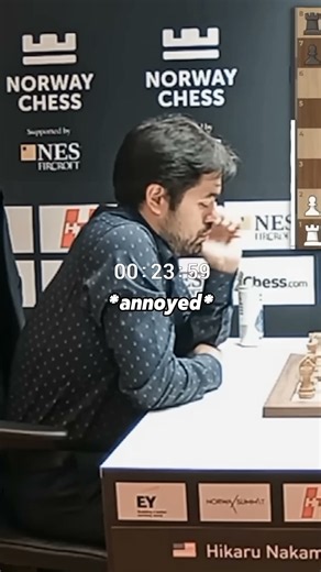 Magnus arrives late against Hikaru 💀