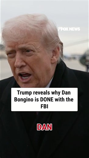 Trump reveals why Dan Bongino is DONE with the FBI #shorts #danbongino #fbi #us #news #trump