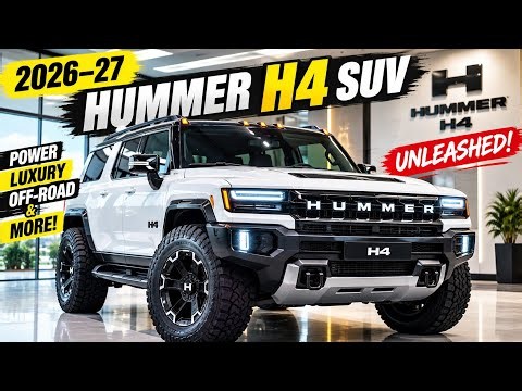 2026–27 Hummer H4 SUV REVEALED! The Ultimate Luxury Off-Road Beast Is Here!