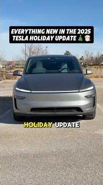 Everything NEW in the 2025 Tesla Holiday Update! 🎄🎅🏼