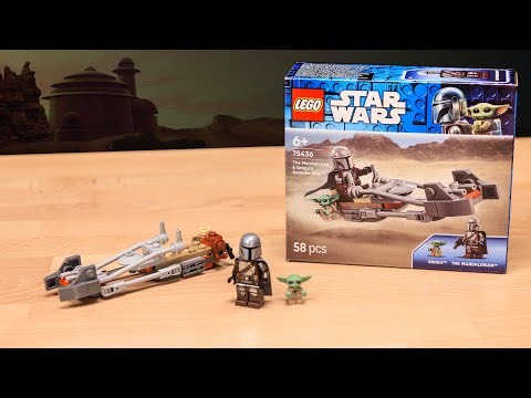 LEGO Star Wars Mandalorian & Grogu Speeder Bike REVIEW | Set 75436