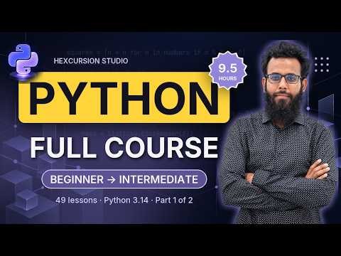 Python Full Course — Beginner to Intermediate
