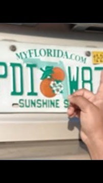 Florida Bill filed to eliminate car tag decals